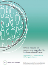 Patient insights on cancer care: opportunities for improving efficiency: Findings from the international All.Can patient survey